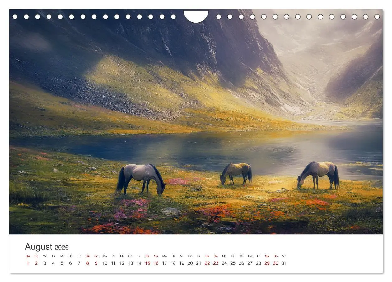 Bild: 9783457281901 | Im Wind der Freiheit - Ein Jahr voller Pferde (Wandkalender 2026...