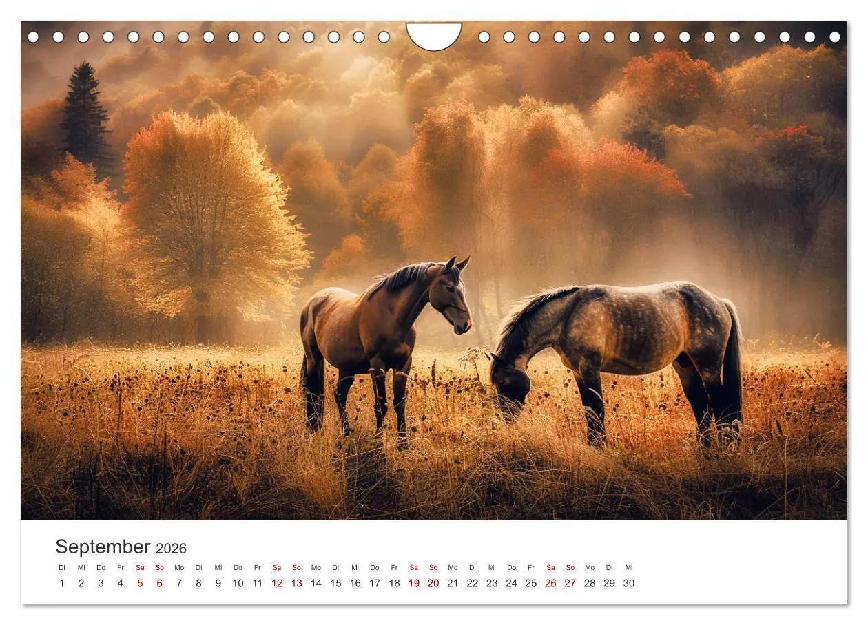 Bild: 9783457281901 | Im Wind der Freiheit - Ein Jahr voller Pferde (Wandkalender 2026...