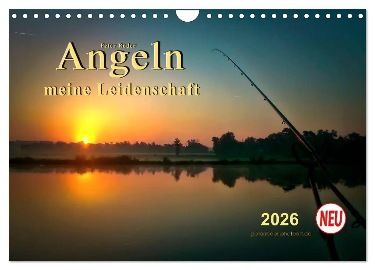 Cover: 9783457971901 | Angeln - meine Leidenschaft (Wandkalender 2026 DIN A4 quer),...