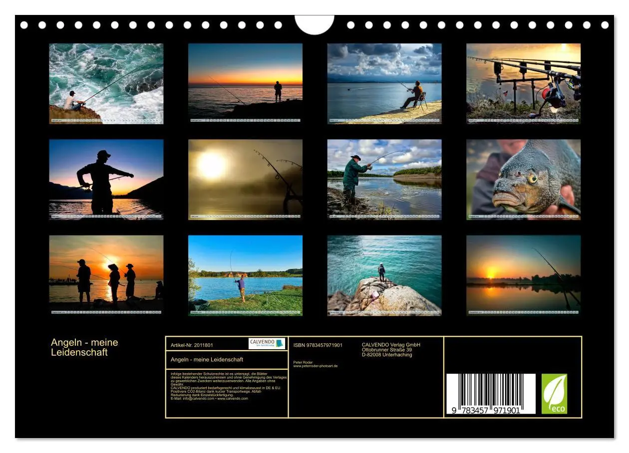 Bild: 9783457971901 | Angeln - meine Leidenschaft (Wandkalender 2026 DIN A4 quer),...