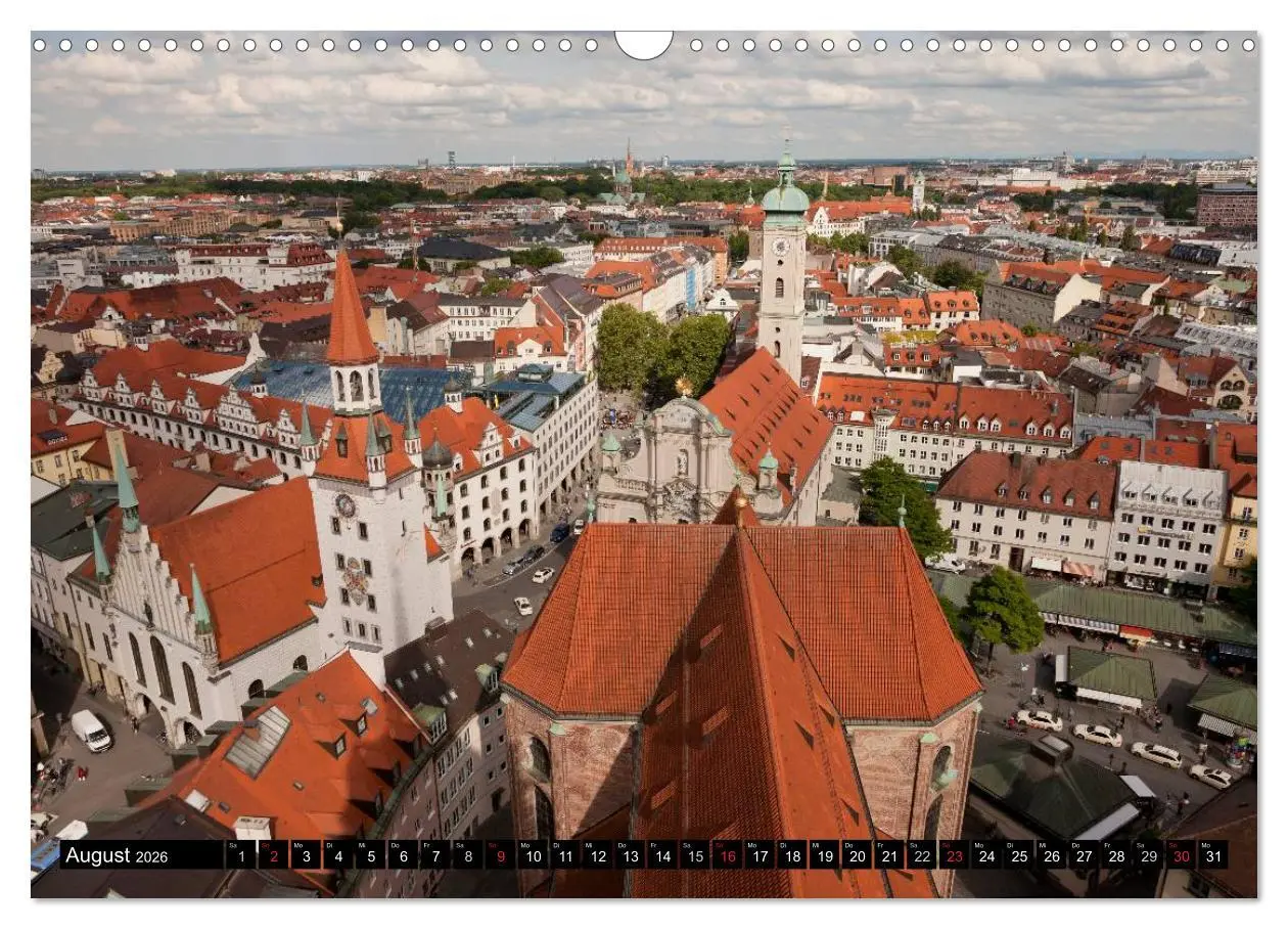 Bild: 9783516131901 | Landeshauptstadt München (Wandkalender 2026 DIN A3 quer), CALVENDO...
