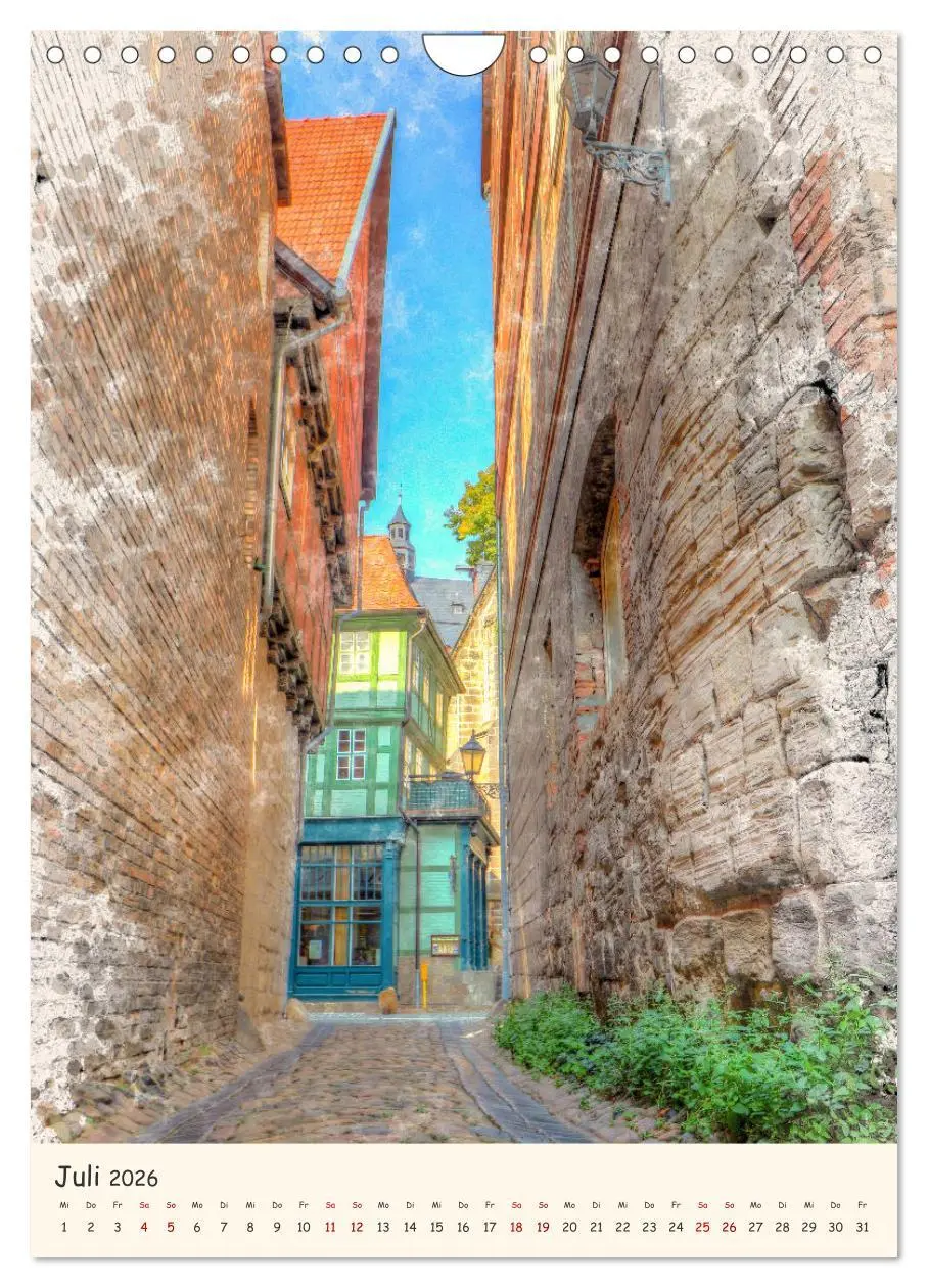 Bild: 9783516371901 | Quedlinburg - unsere Stadt (Wandkalender 2026 DIN A4 hoch),...