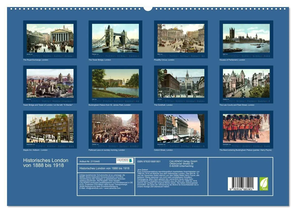 Bild: 9783516681901 | Historisches London von 1888 bis 1918 (hochwertiger Premium...