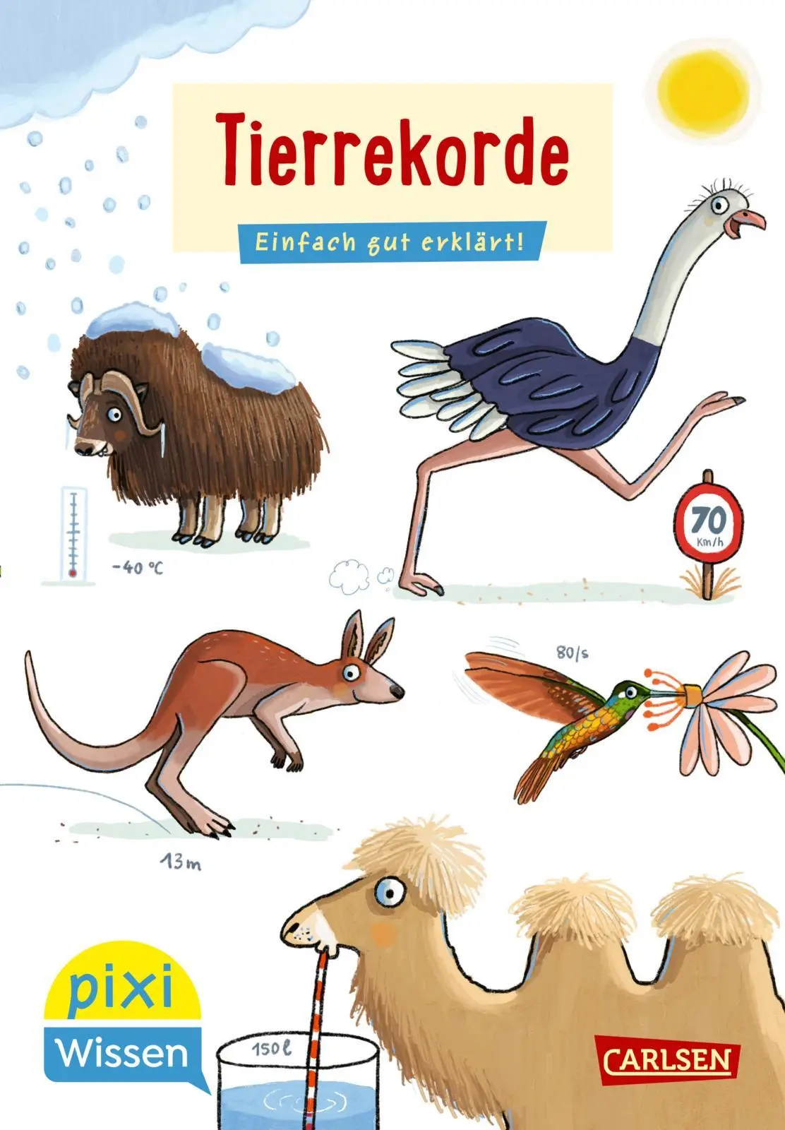 Cover: 9783551231901 | Pixi Wissen 116: VE 5 Tierrekorde | Bianca Borowski | Broschüre | 2023
