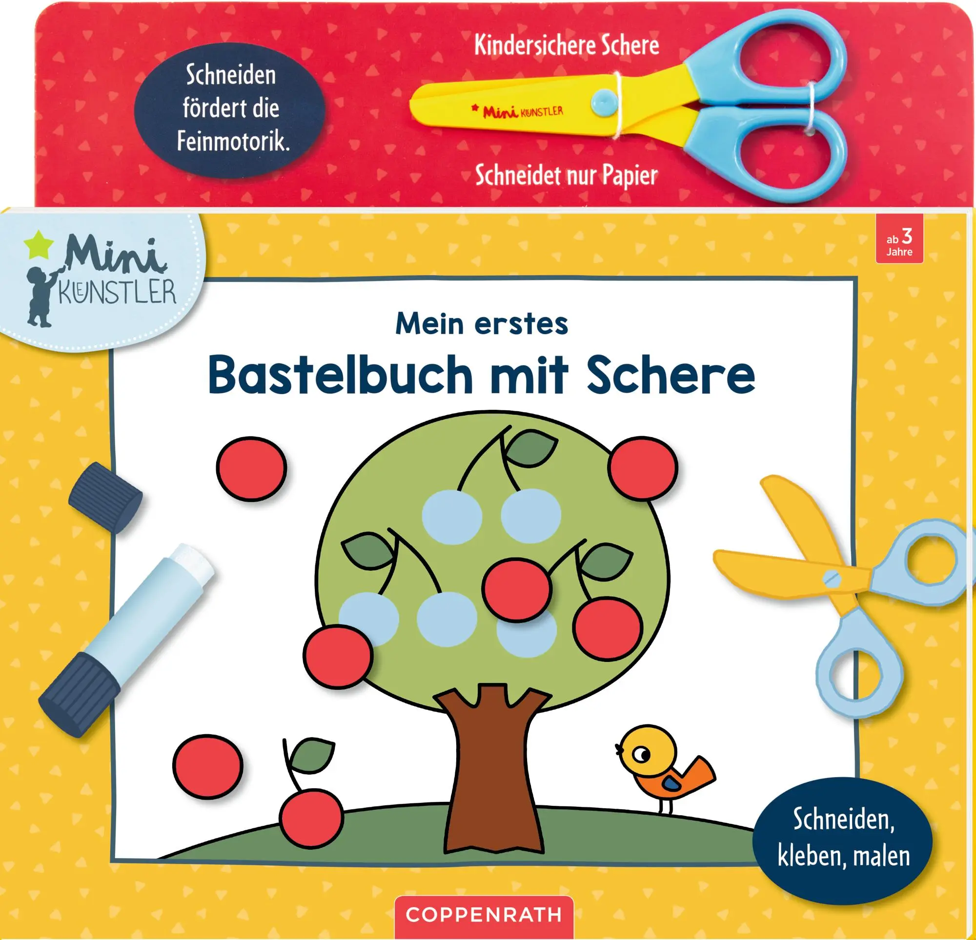 Cover: 9783649651901 | Mein erstes Bastelbuch mit Schere | Schneiden, kleben, malen | Labuch