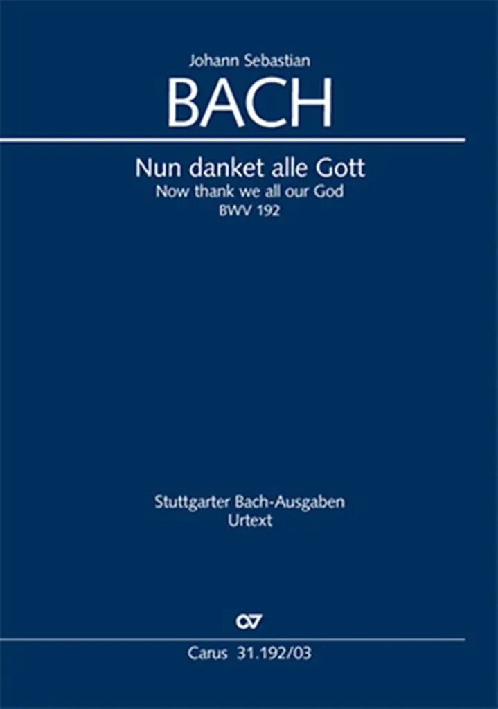 Cover: 9790007181901 | Nun danket alle Gott (Klavierauszug) | Johann Sebastian Bach | Buch
