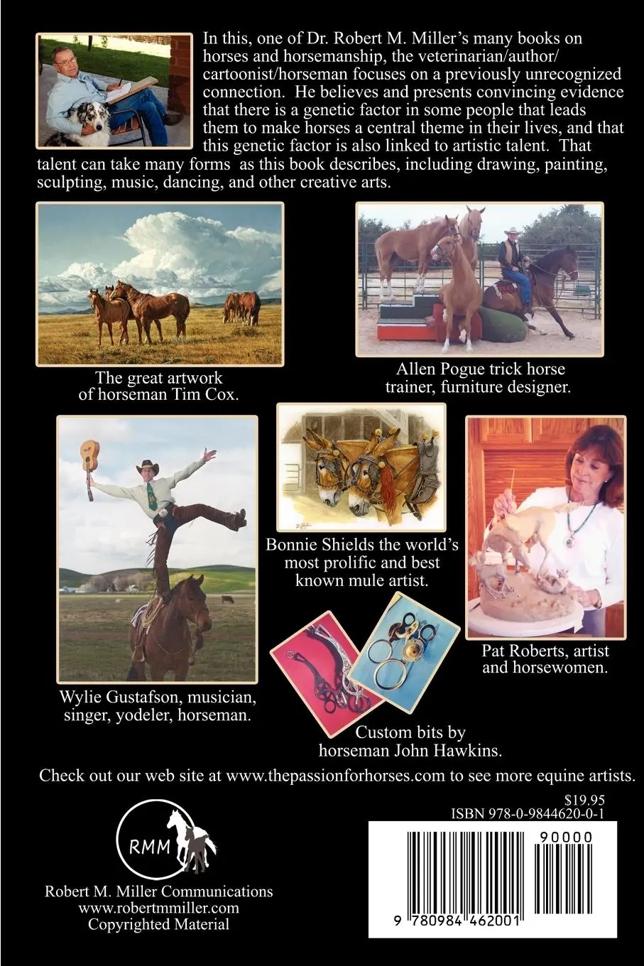 Rückseite: 9780984462001 | The Passion For Horses &amp; Artistic Talent | Robert M Miller | Buch