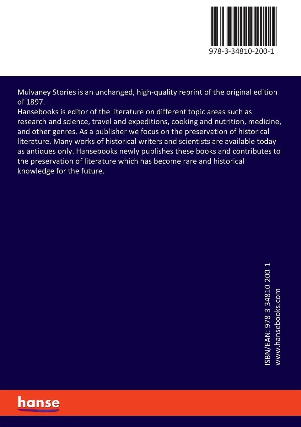 Rückseite: 9783348102001 | Mulvaney Stories | Rudyard Kipling | Taschenbuch | Englisch | 2023