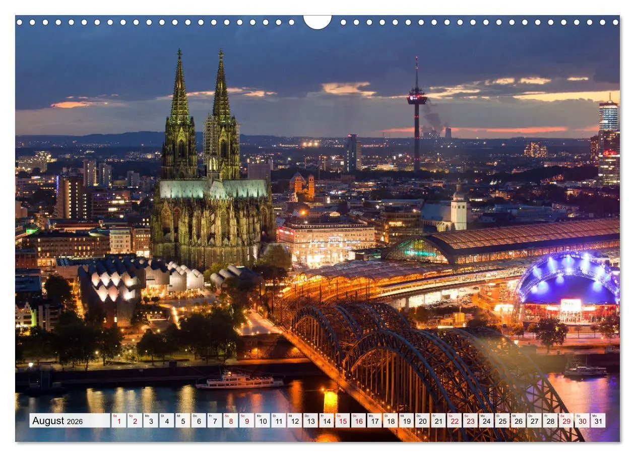 Bild: 9783457482001 | Cologne - Köln (Wandkalender 2026 DIN A3 quer), CALVENDO...