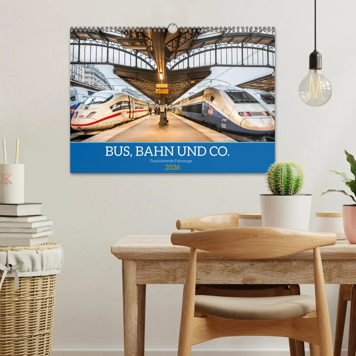 Bild: 9783457862001 | Bus, Bahn und Co. - Faszinierende Fahrzeuge (Wandkalender 2026 DIN...