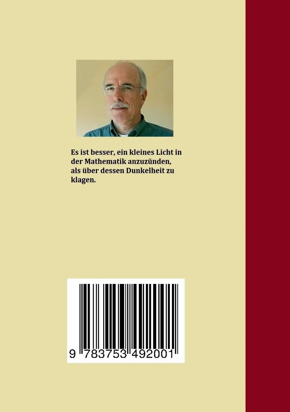 Rückseite: 9783753492001 | Mathematik zum Lesen | Ralf Neitzel | Taschenbuch | Paperback | 236 S.