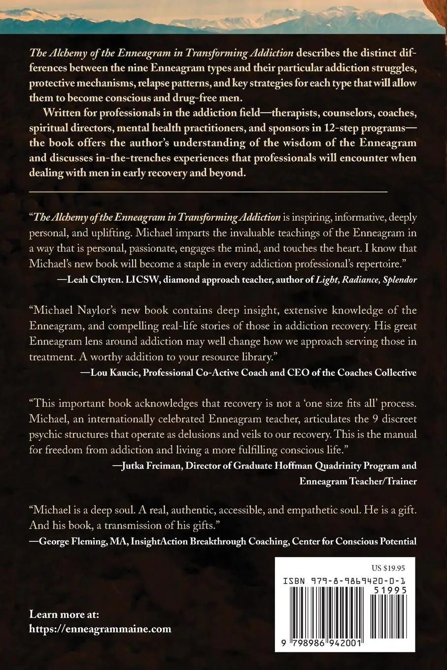 Rückseite: 9798986942001 | The Alchemy of the Enneagram in Transforming Addiction | Naylor | Buch