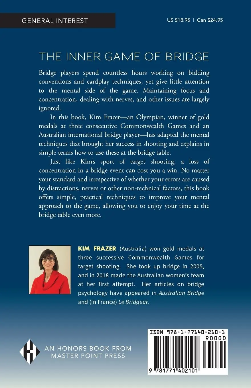 Rückseite: 9781771402101 | Gaining the Mental Edge at Bridge | Kim Frazer | Taschenbuch | 2019