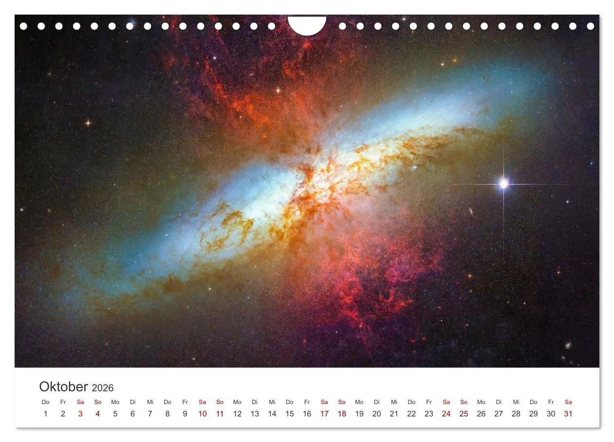Bild: 9783457542101 | Nebel &amp; Galaxien - Faszination Weltraum (Wandkalender 2026 DIN A4...