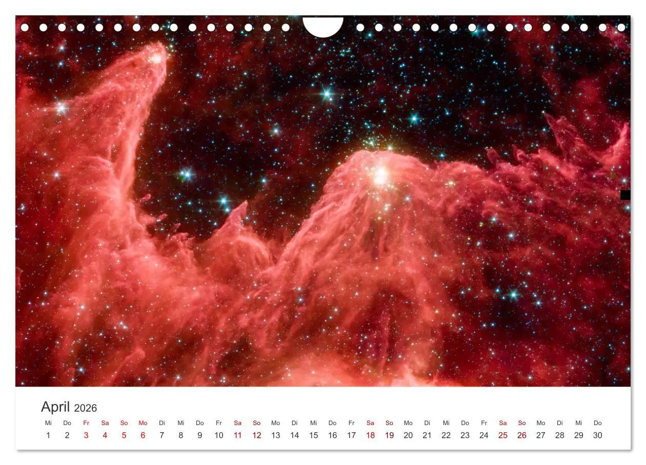 Bild: 9783457542101 | Nebel &amp; Galaxien - Faszination Weltraum (Wandkalender 2026 DIN A4...
