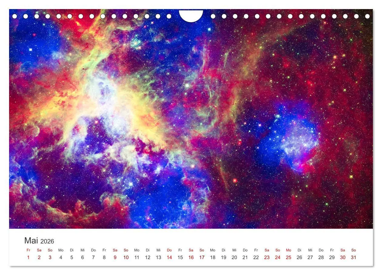Bild: 9783457542101 | Nebel &amp; Galaxien - Faszination Weltraum (Wandkalender 2026 DIN A4...