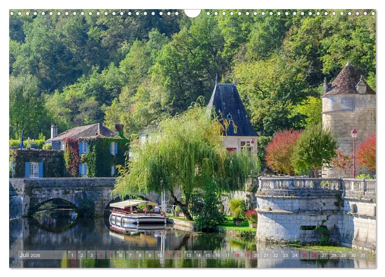 Bild: 9783457782101 | Dordogne Mon Amour (Wandkalender 2026 DIN A3 quer), CALVENDO...