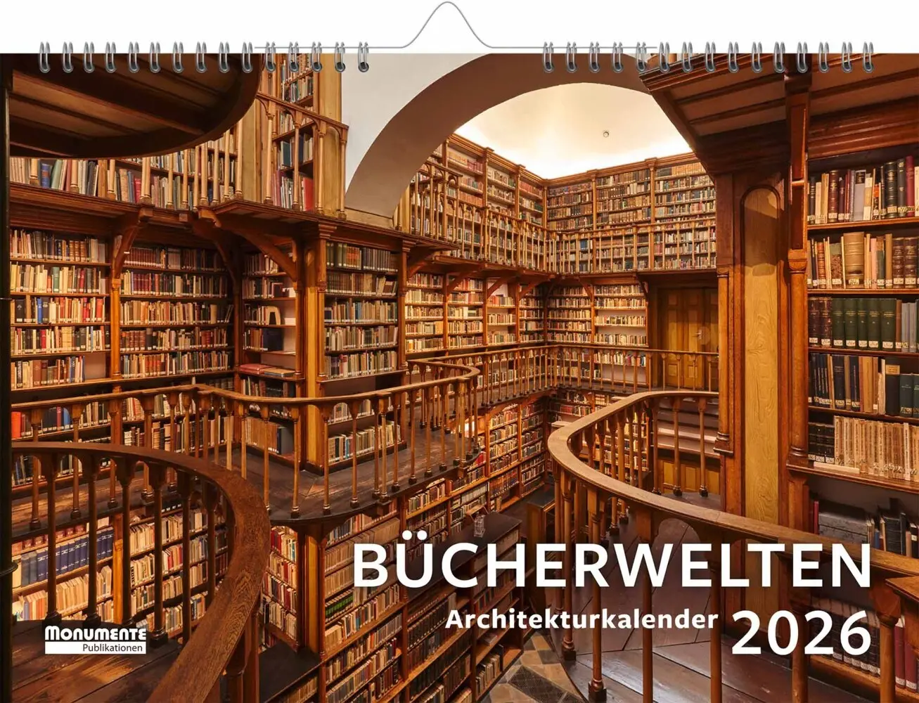 Cover: 9783867952101 | Bücherwelten | Architekturkalender 2026 | Kalender | Deutsch | 2026