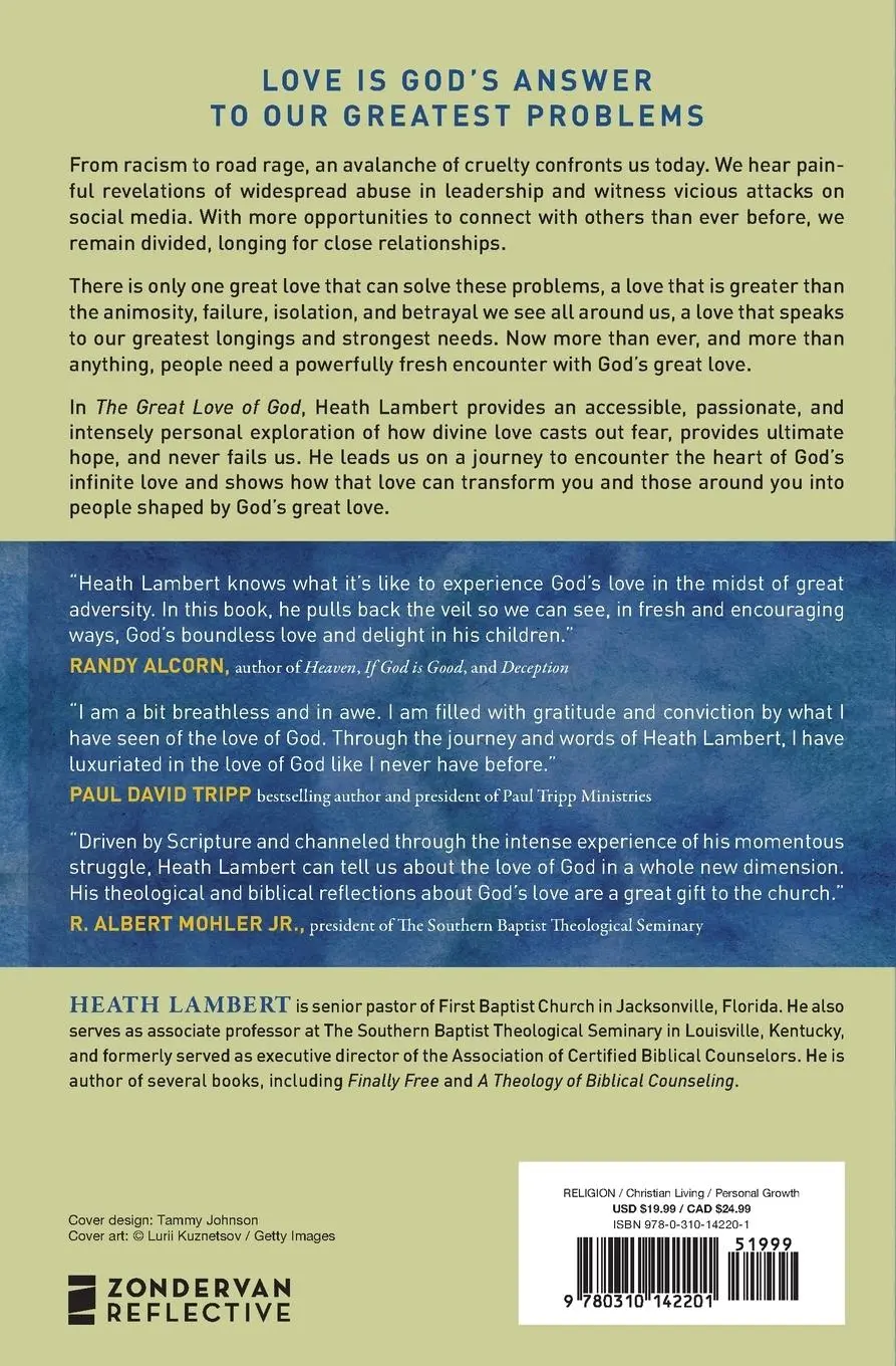 Rückseite: 9780310142201 | The Great Love of God | Encountering God's Heart for a Hostile World
