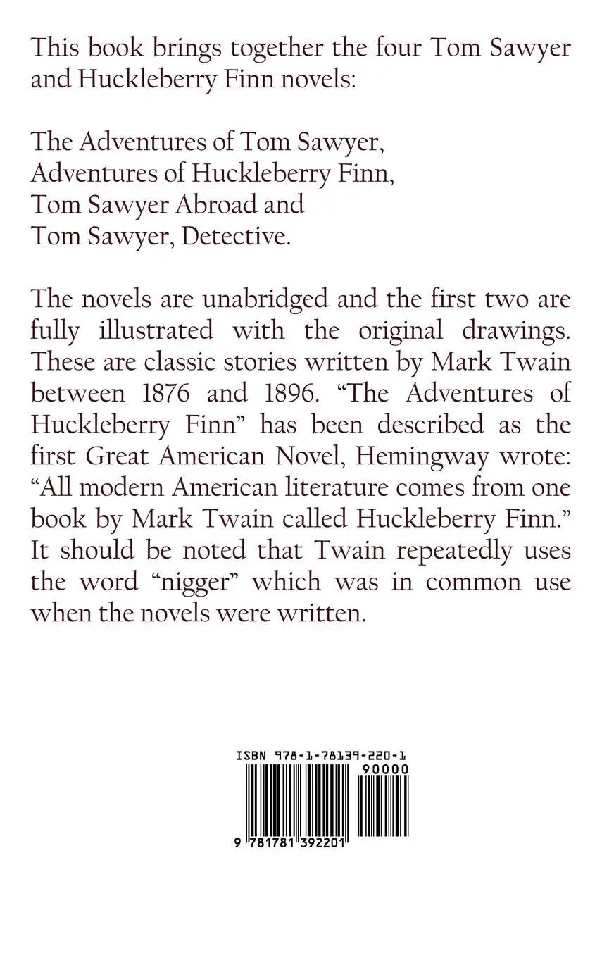 Rückseite: 9781781392201 | The Complete Adventures of Tom Sawyer and Huckleberry Finn...