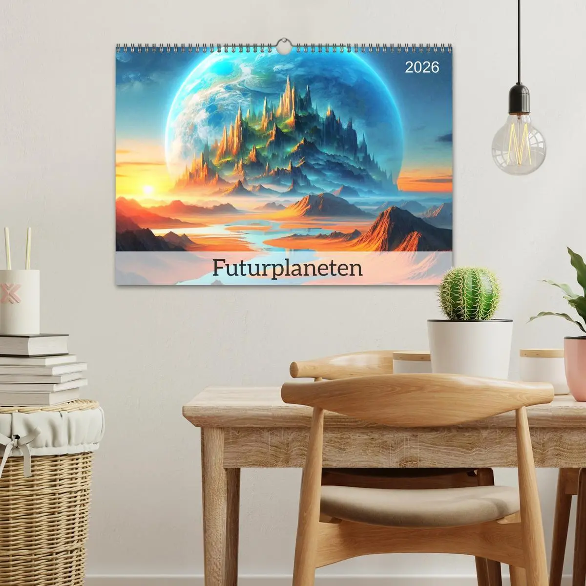 Bild: 9783457392201 | Futurplaneten (Wandkalender 2026 DIN A3 quer), CALVENDO Monatskalender