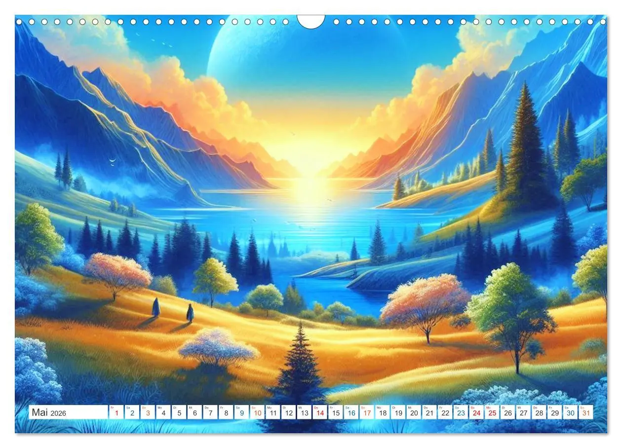 Bild: 9783457392201 | Futurplaneten (Wandkalender 2026 DIN A3 quer), CALVENDO Monatskalender