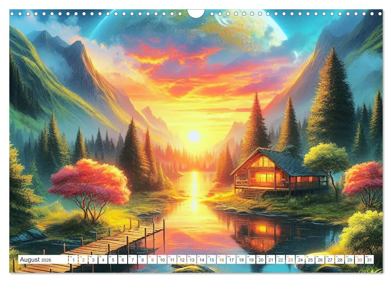 Bild: 9783457392201 | Futurplaneten (Wandkalender 2026 DIN A3 quer), CALVENDO Monatskalender