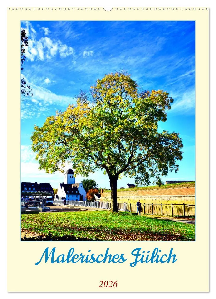 Cover: 9783516242201 | Malerisches Jülich (Wandkalender 2026 DIN A2 hoch), CALVENDO...
