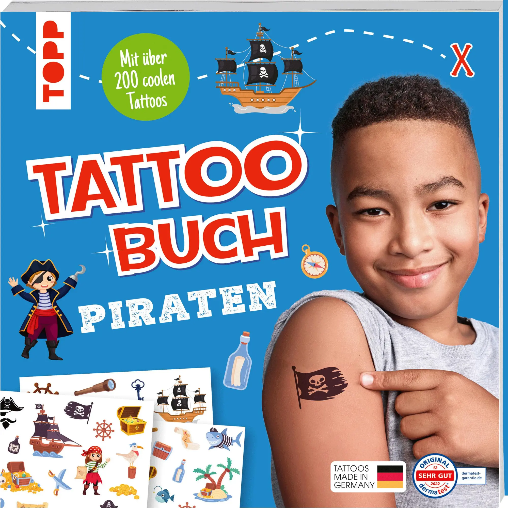 Cover: 9783735892201 | Tattoobuch Piraten | Mit über 200 coolen Tattoos | Frechverlag | Buch