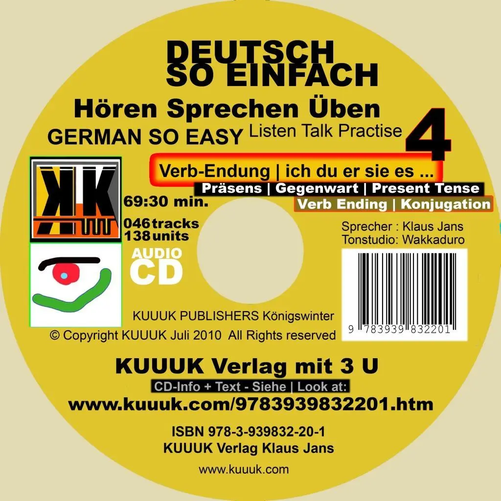 Cover: 9783939832201 | Deutsch So Einfach - Hören Sprechen Üben 4 - German So Easy - Talk...