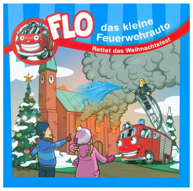 Cover: 9783957342201 | Rettet das Weihnachtsfest - Minibuch | Flo, das kleine Feuerwehrauto 8