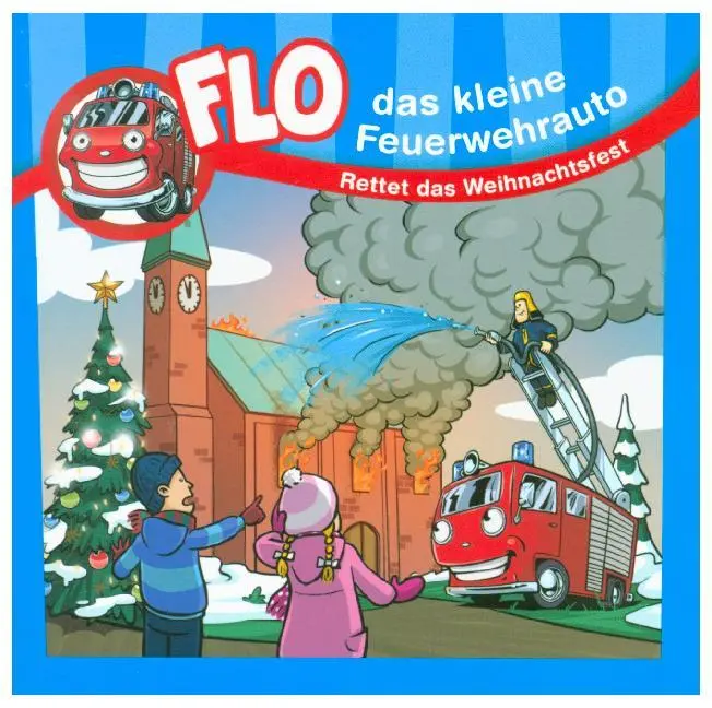 Cover: 9783957342201 | Rettet das Weihnachtsfest - Minibuch | Flo, das kleine Feuerwehrauto 8