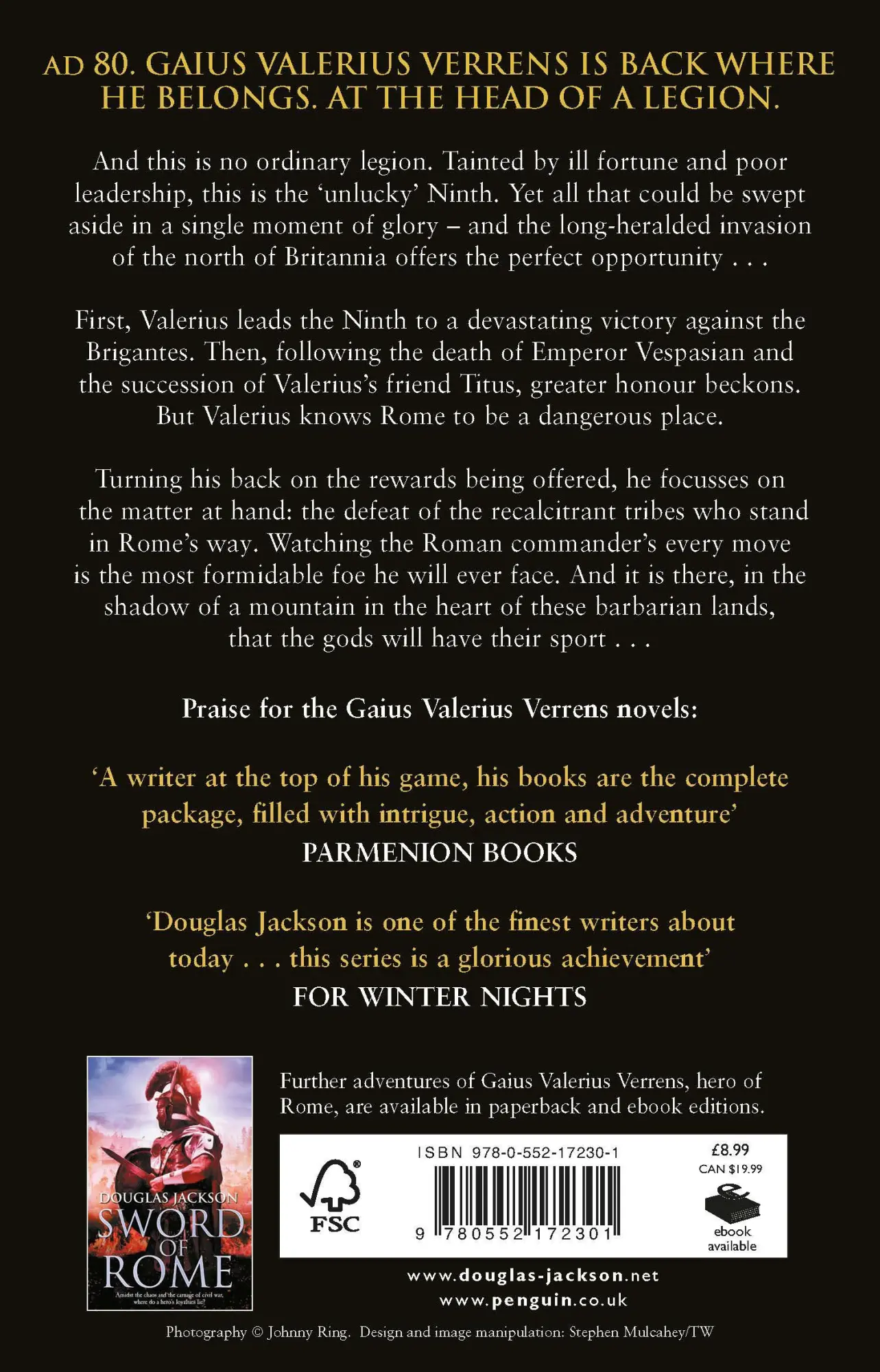 Rückseite: 9780552172301 | Hammer of Rome | Volume 9 | Douglas Jackson | Taschenbuch | Englisch