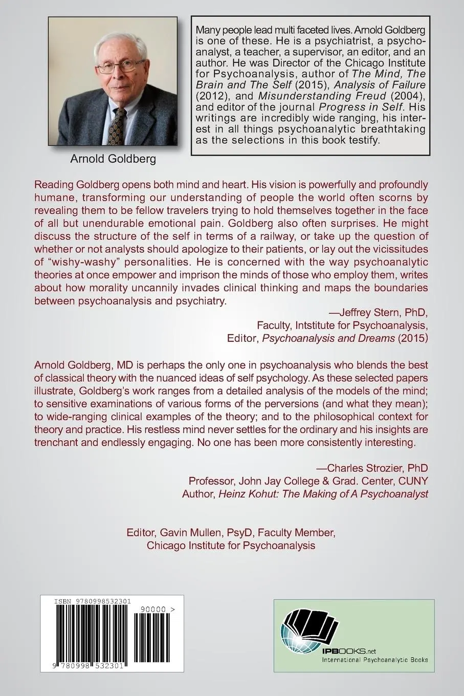 Rückseite: 9780998532301 | The Selected Papers of Arnold Goldberg, MD | Arnold Goldberg | Buch