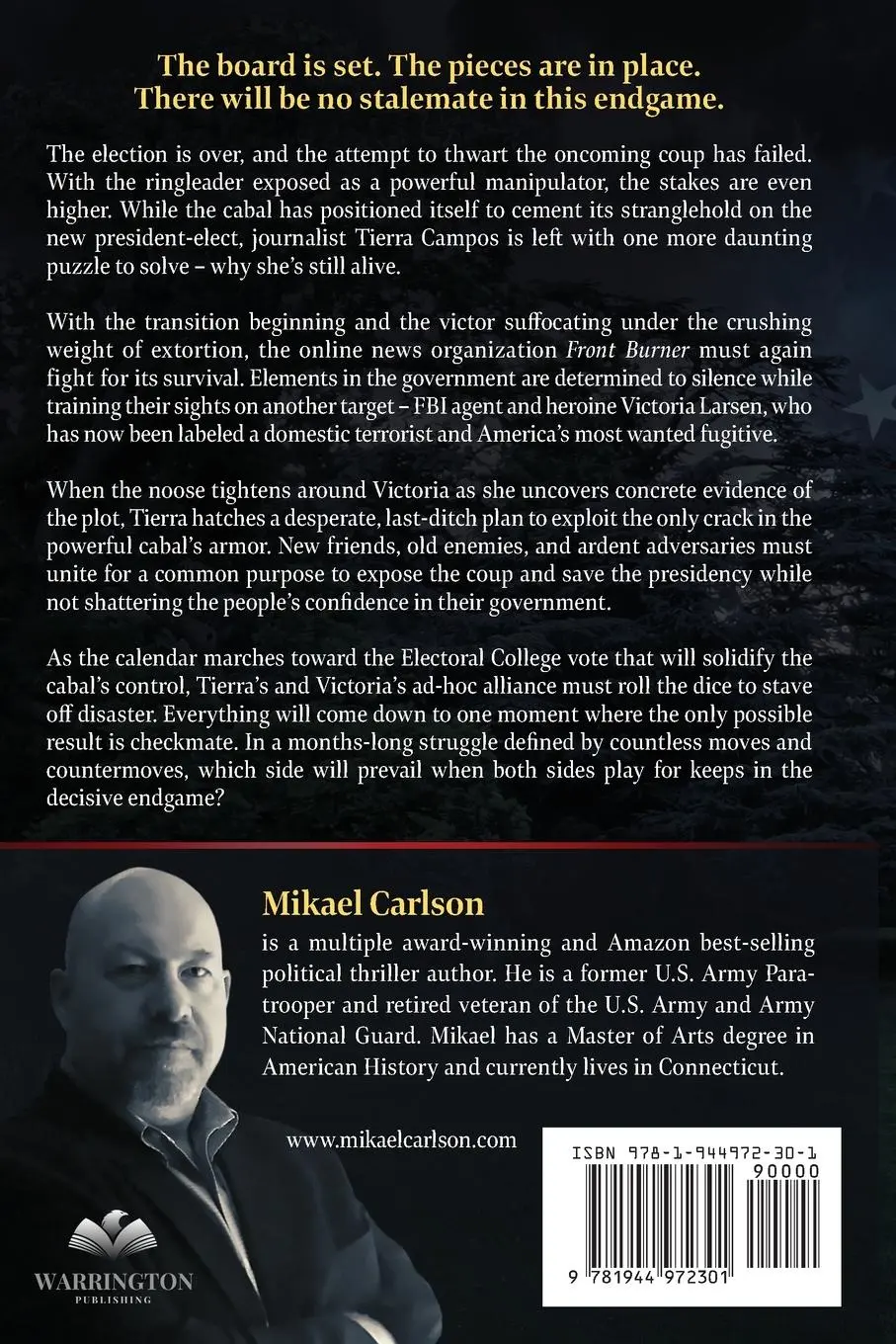 Rückseite: 9781944972301 | Decisive Endgame | Mikael Carlson | Taschenbuch | Englisch | 2023