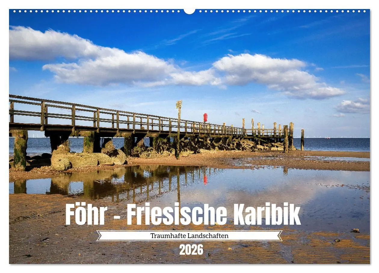 Cover: 9783457522301 | Föhr - Friesische Karibik (Wandkalender 2026 DIN A2 quer), CALVENDO...