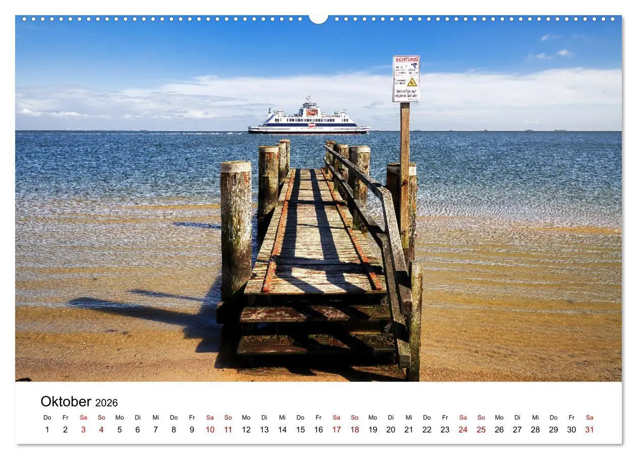 Bild: 9783457522301 | Föhr - Friesische Karibik (Wandkalender 2026 DIN A2 quer), CALVENDO...