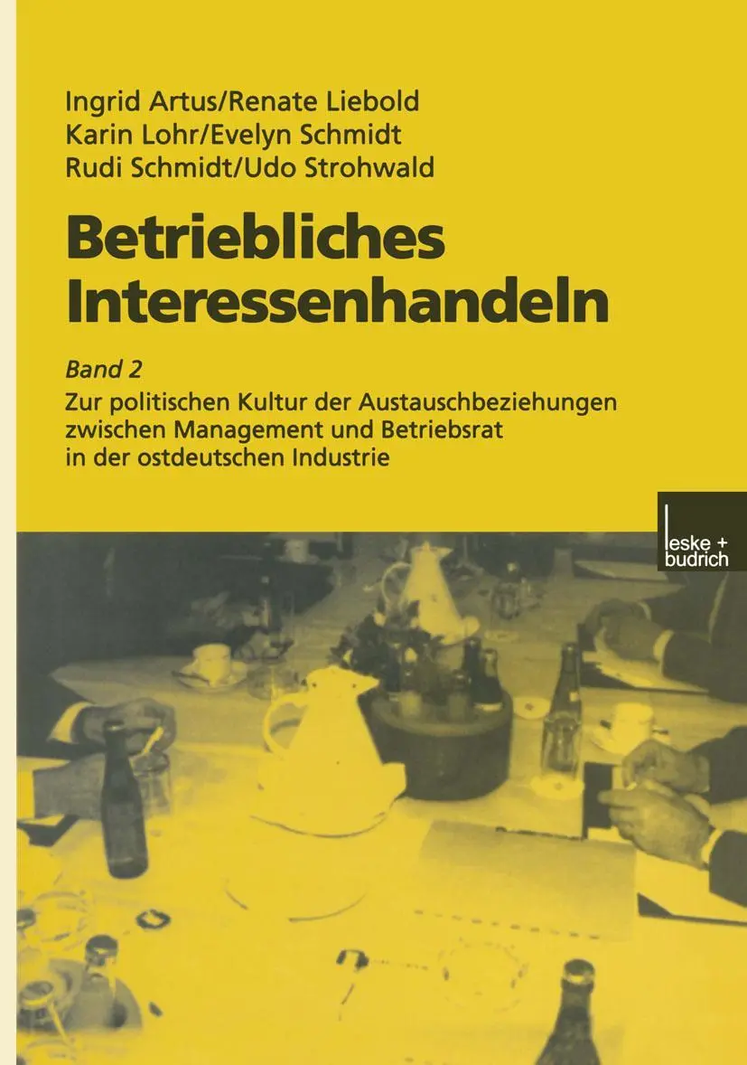 Cover: 9783810022301 | Betriebliches Interessenhandeln | Ingrid Artus (u. a.) | Taschenbuch