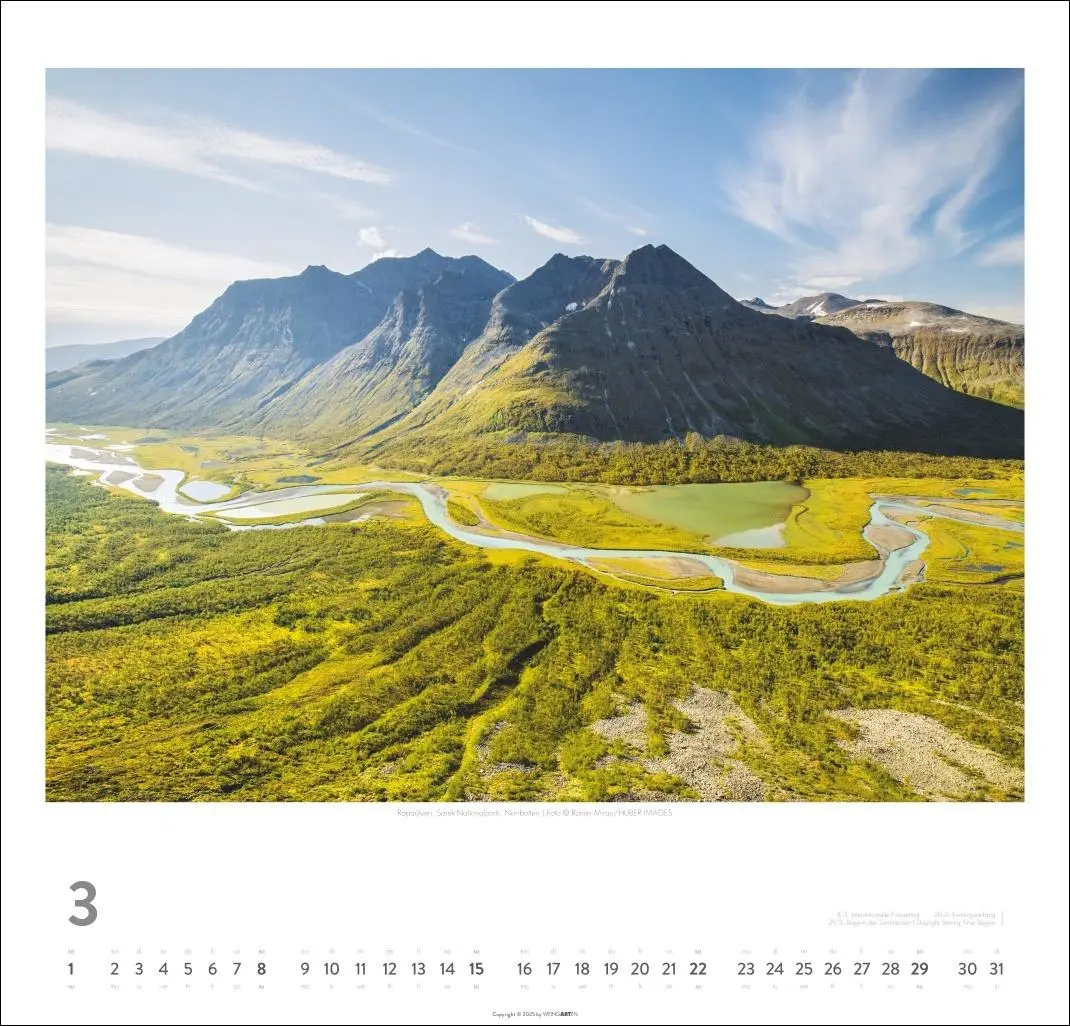 Bild: 9783839902301 | Schweden Kalender 2026 - Licht und Wasser | Kalender | Spiralbindung