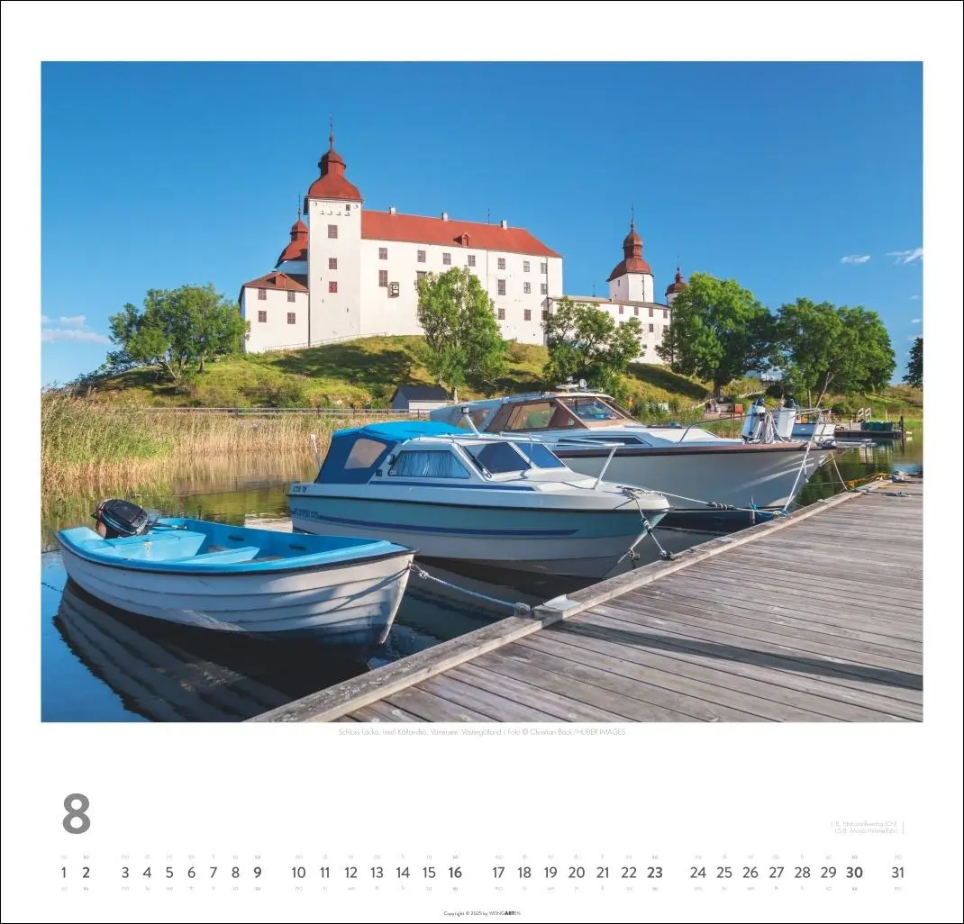 Bild: 9783839902301 | Schweden Kalender 2026 - Licht und Wasser | Kalender | Spiralbindung
