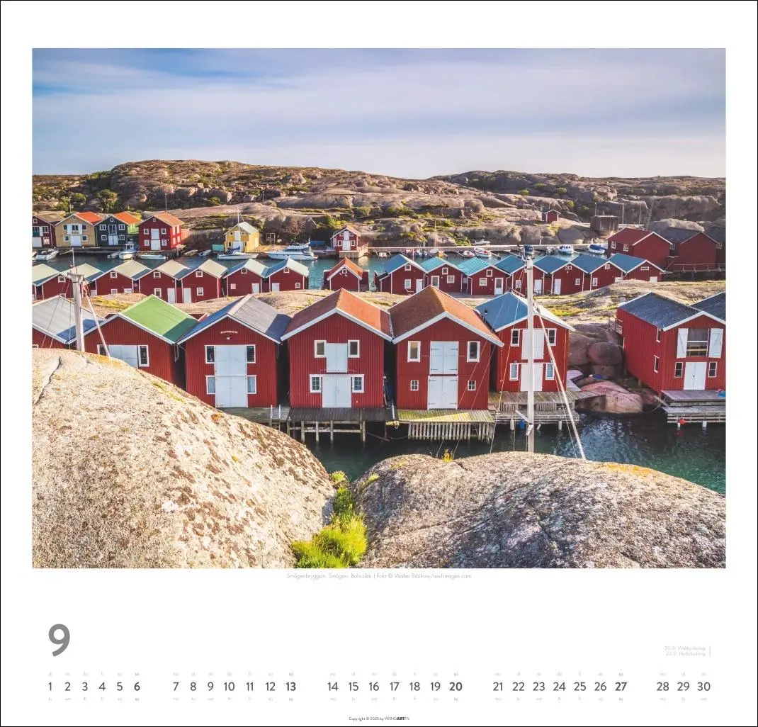 Bild: 9783839902301 | Schweden Kalender 2026 - Licht und Wasser | Kalender | Spiralbindung