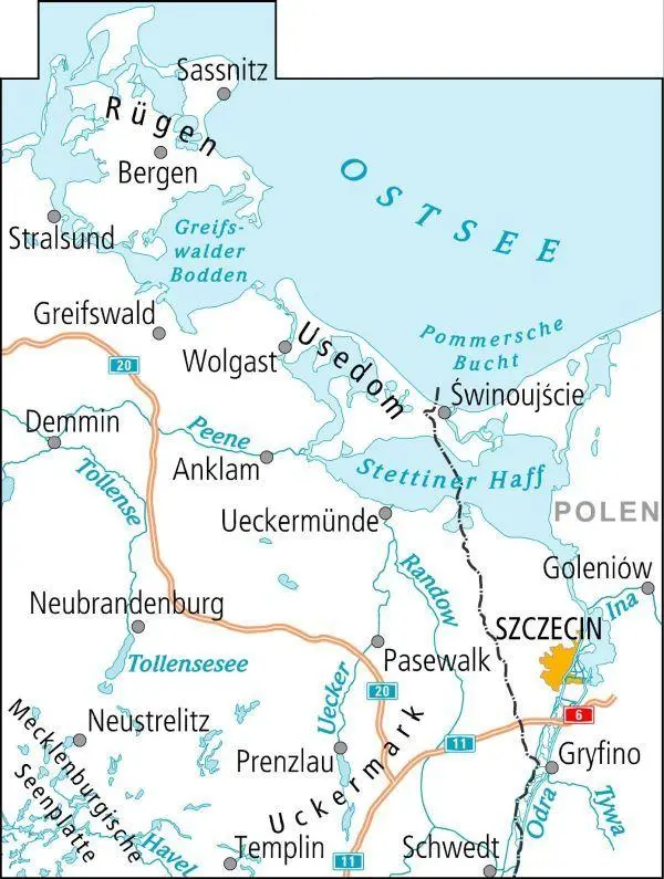 Bild: 9783969902301 | BVA ADFC Radtourenkarte Rügen/Usedom Vorpommern 1:150.000 | V. (u. a.)
