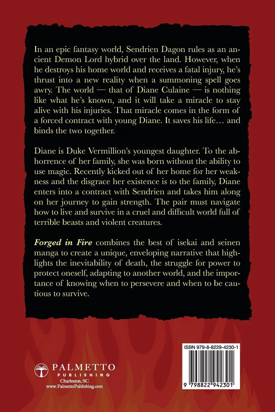 Rückseite: 9798822942301 | Forged in Fire | Book 1: The Heaven's Fall Series | Thistlemaster