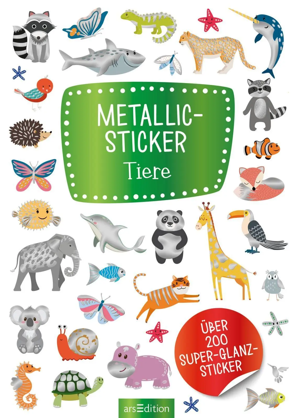 Bild: 4014489122401 | Metallic-Sticker Tiere | Über 200 Super-Glanz-Sticker | Broschüre