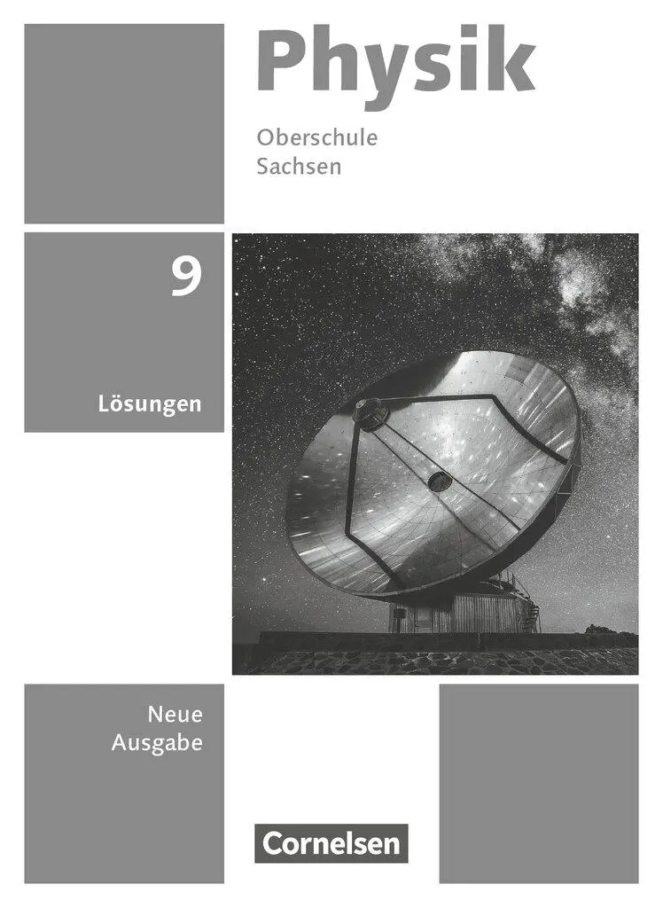 Cover: 9783060112401 | Physik 9. Schuljahr - Neue Ausgabe - Sachsen 2022 - Lösungen zum...