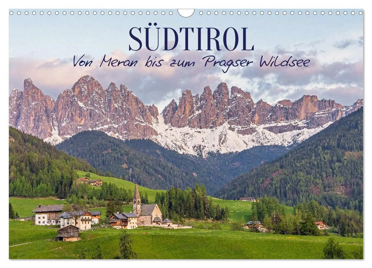 Cover: 9783457512401 | Südtirol - Von Meran bis zum Pragser Wildsee (Wandkalender 2026 DIN...