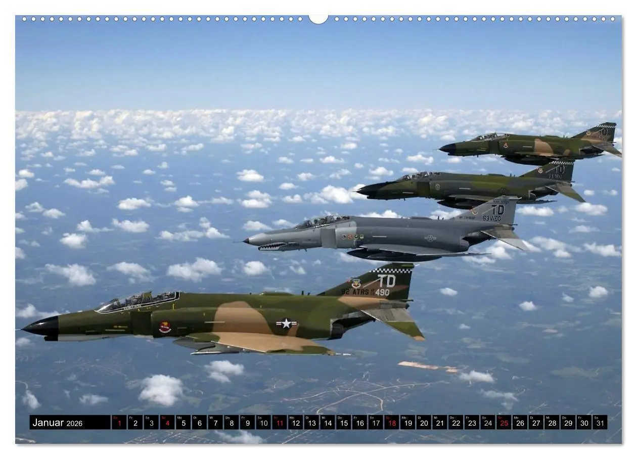 Bild: 9783516222401 | Kampfjets - U.S. Aircraft (Wandkalender 2026 DIN A2 quer), CALVENDO...