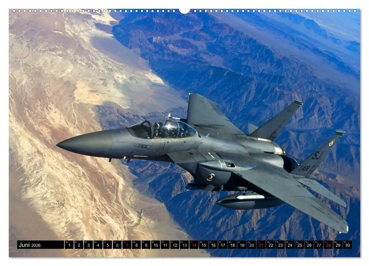 Bild: 9783516222401 | Kampfjets - U.S. Aircraft (Wandkalender 2026 DIN A2 quer), CALVENDO...