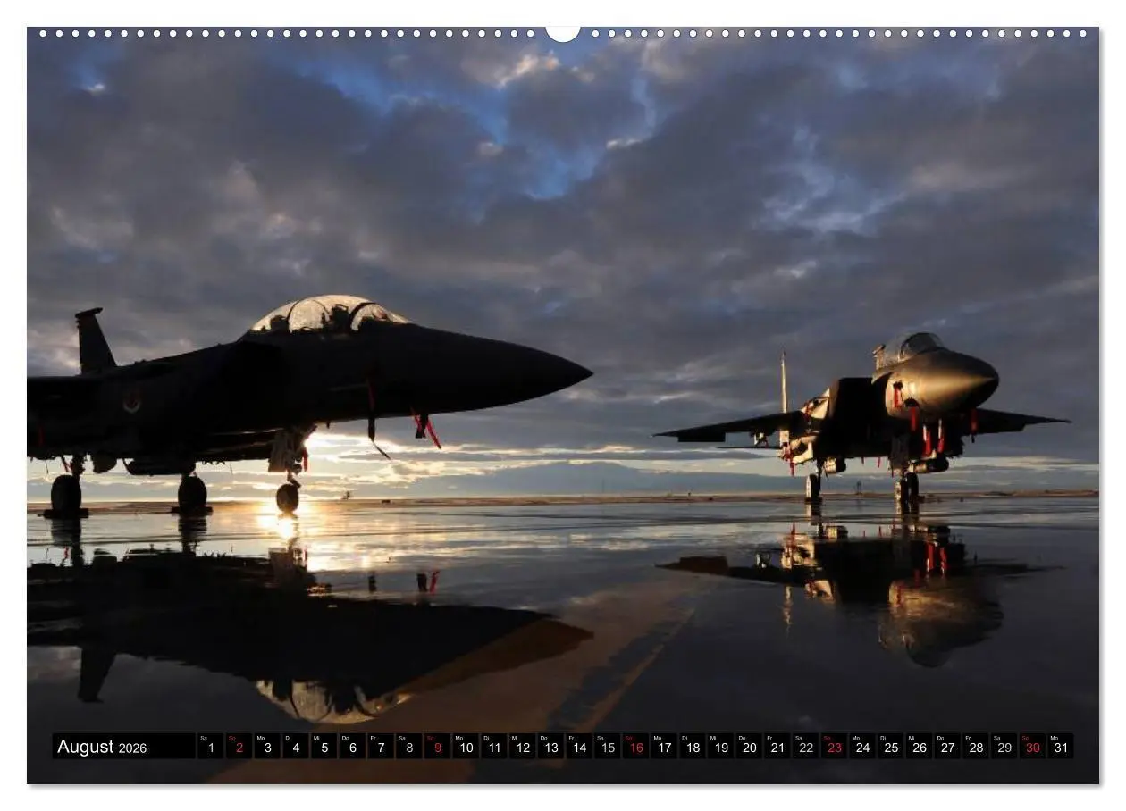 Bild: 9783516222401 | Kampfjets - U.S. Aircraft (Wandkalender 2026 DIN A2 quer), CALVENDO...