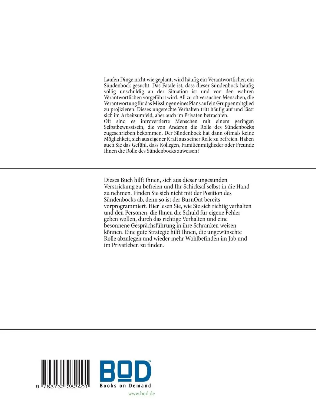 Rückseite: 9783732282401 | Wie Sie durch selbstbewusstes Auftreten Ihren Status als Sündenbock...